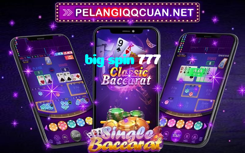 available types of big spin 777 bet including pre-match live express and system bets